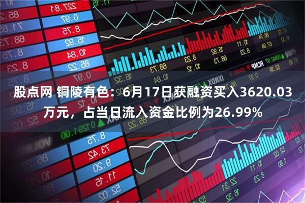 股点网 铜陵有色：6月17日获融资买入3620.03万元，占当日流入资金比例为26.99%